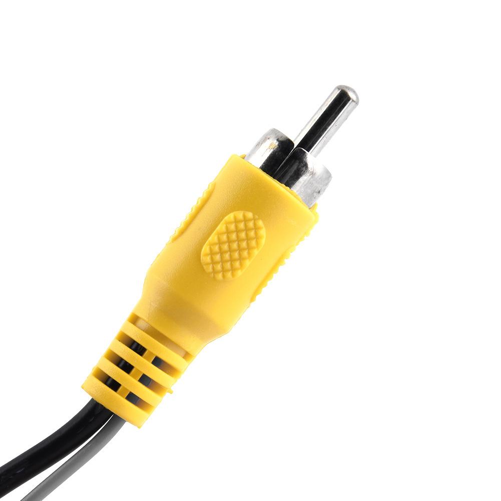 6M Male To Male RCA Car Reverse Rear View Parking Camera Video AV Cable Cord