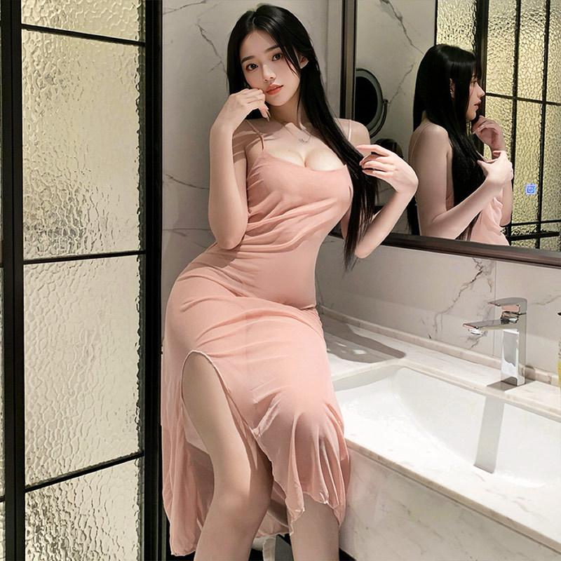 Sexy underwear, sexy uniform, pure desire stepmother skirt, free of little mother, cannon coat, mesh perspective clothing, sweet flirting suspenders