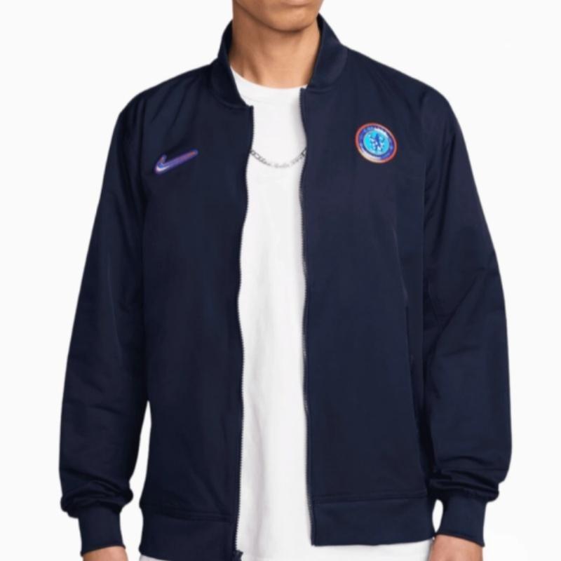 Nike Men s Dri-Fit Academy Pro Full-Zip Football Jacket Obsidian FV5969-451 M