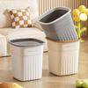 Bathroom Plastic Trash Can Kitchen Toilet Household Tube Large Hotel Paper Basket Living Room Plastic Trash Can Kitchen