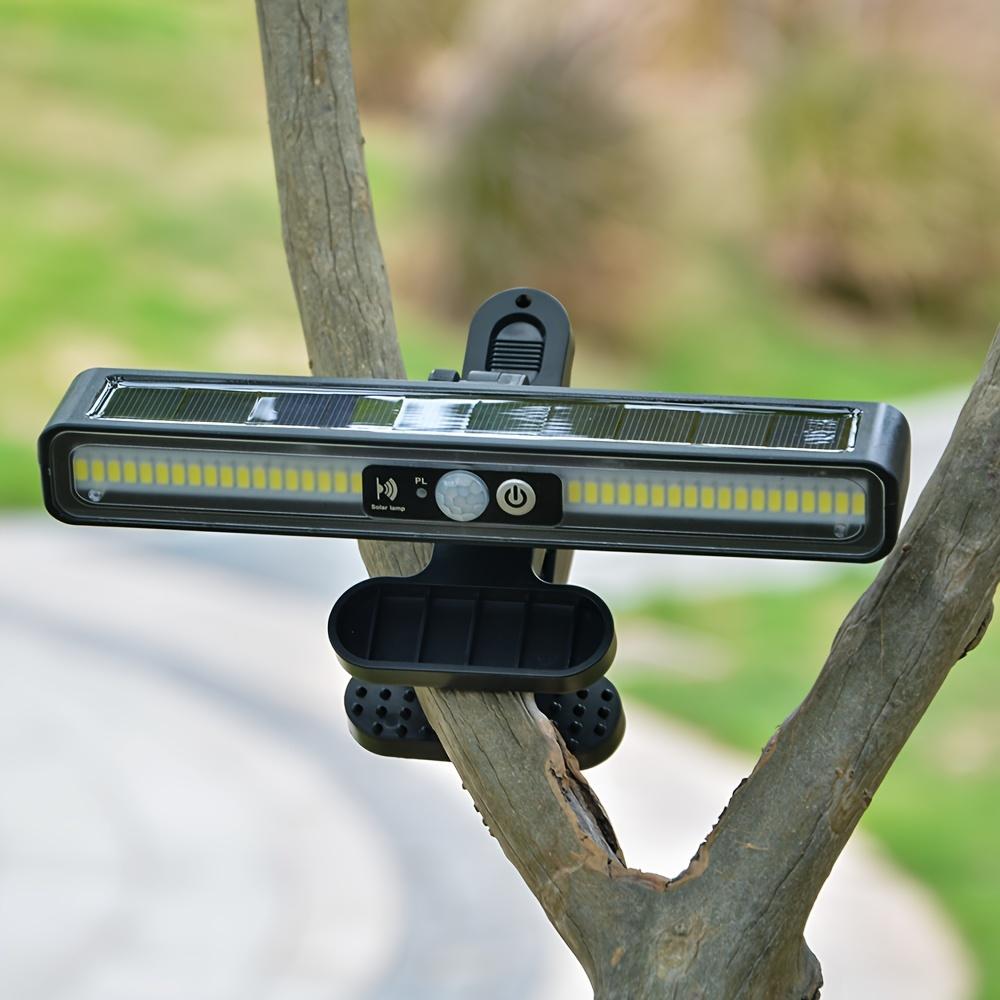 Solar Outdoor Light with Motion Sensor - Easy Clip-On Installation, Button Control, Ideal for Commercial Street Lighting Decor