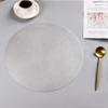 2pcs  38CM Round Placemat Kitchen Dining Table Mats Steak Pad Anti-scalding Insulation Pads Restaurant Home Decor