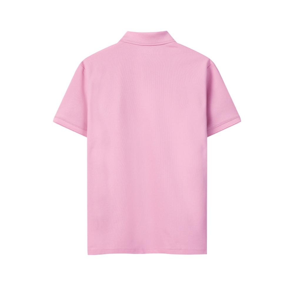 FILA Heritage Fashion Minimalist Cool Touch Polo Shirt Men tops Fog-Pink F11M628101FPK