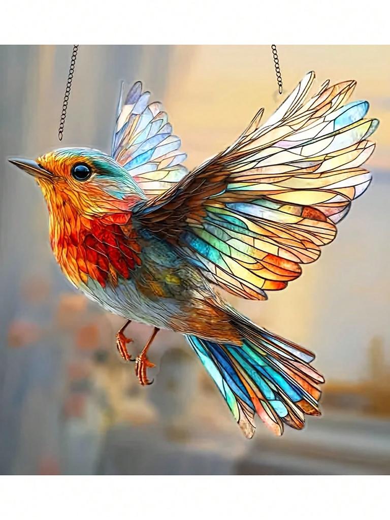 Enchanting Cardinals Light Catcher, Gift for Animal Enthusiasts, housewarming Party Decoration, Garden Office Home Decor