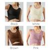 VeroMan Yoga Tank Top with Short Stays Size Cups, Length, put, ppi-ttb032 (Pink, M)