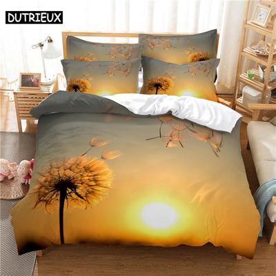 Beautiful Flower Bedding Set Duvet Cover Set 3d Bedding Digital Printing Bed Linen Queen Size Bedding Set Fashion Design