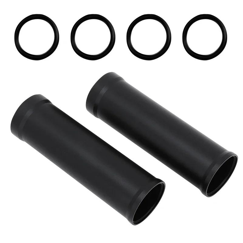 

1 Pair Motorcycle Front Fork Boot Slider Shock Absorber Cover Gaiters Black CNC Aluminum For Honda Rebel CMX 300 500 2017-2025 чёрный