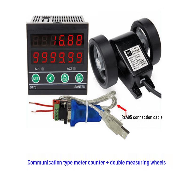 Aokewen Digital Communication Meter Counter with Roller Wheel