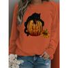 Spring and Autumn Round Neck Cute Cat Pattern 3D Printed Top Fashionable Casual Long Sleeved Women's T-shirts