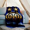 1 Stück F.C. Internazionale Milano Bedruckte Weiche Flanelldecke Überwurf für Schlafzimmer Wohnzimmer Sofa Camping Reise Fan Geschenke Weihnachtsgeschenke