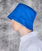 Bajal Studded Drop Oversized Bucket Hat Blue