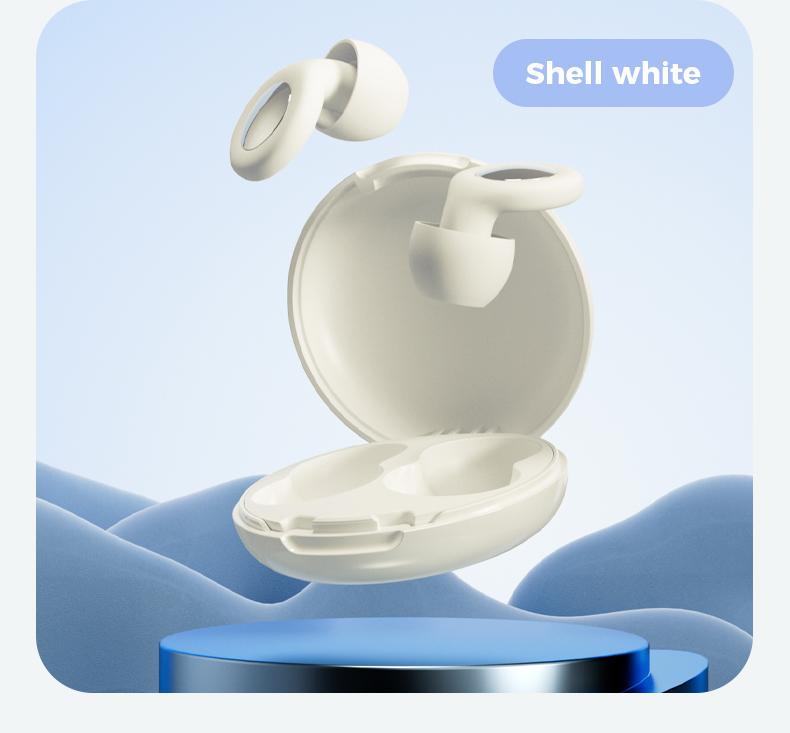 

Звукоизолирующие бесшумные мягкие силиконовые беруши для ушей Глубокий сон Шумоизолирующие водонепроницаемые беруши для плавания белый