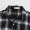 Men's Japanese Retro Plaid Shirt - Niche Design, Loose Long Sleeves, Spring/Autumn Casual Layering Shirt