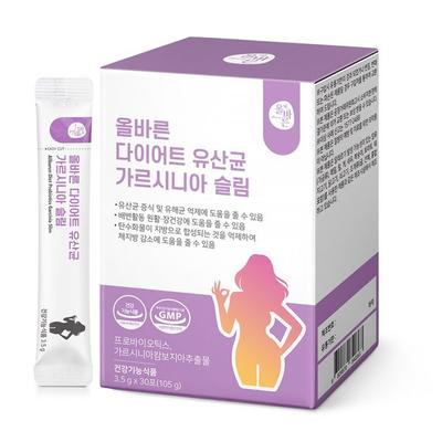 Correct Diet Lactobacillus Garcinia Slim, 1 Piece, 105g, Korean Essential Health Food