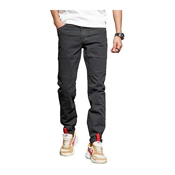 [Maioule] Pants, Men s Casual Chinos, Stretch Sweatpants, Chinos, Stretch Work Pants, Long Pants, Large Size, Casual, Slim Design, Skinny, Colored