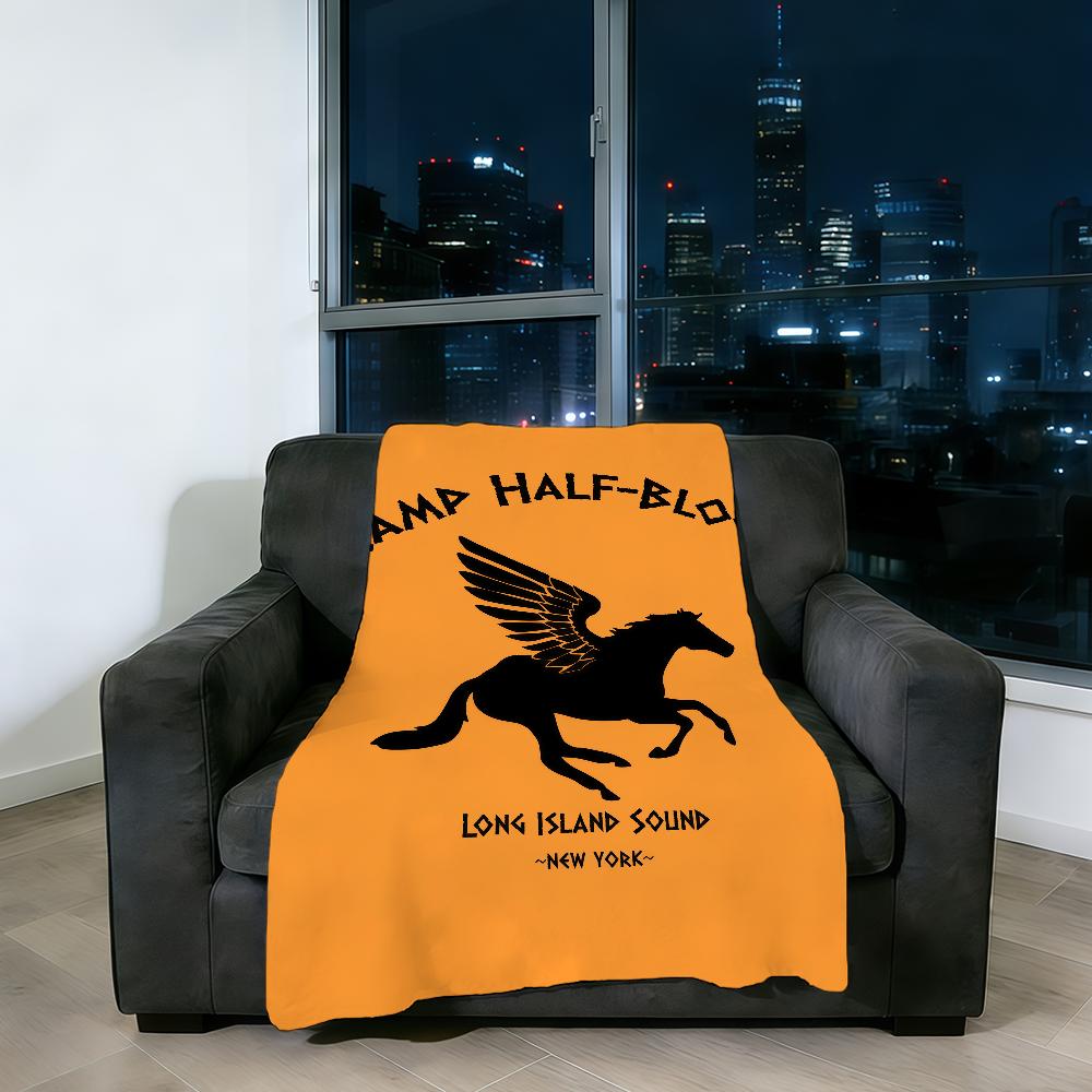 Blanket J-Jackson Camp Super Warm Comfortable Plush Throw Blanket Half-Blood P-Percy Child Home Sofa Bedroom Gift