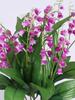 2 Pcs Artificial Plants Campanula Flowers Fake Plants Plastic Flower Artificial Grass for Home Garden Outdoor Desktop Decoration