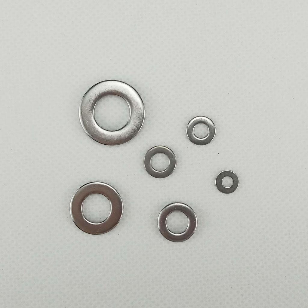 660-Piece Boxed Set of 304 Stainless Steel Waterproof Flat Washers (M3-M10)