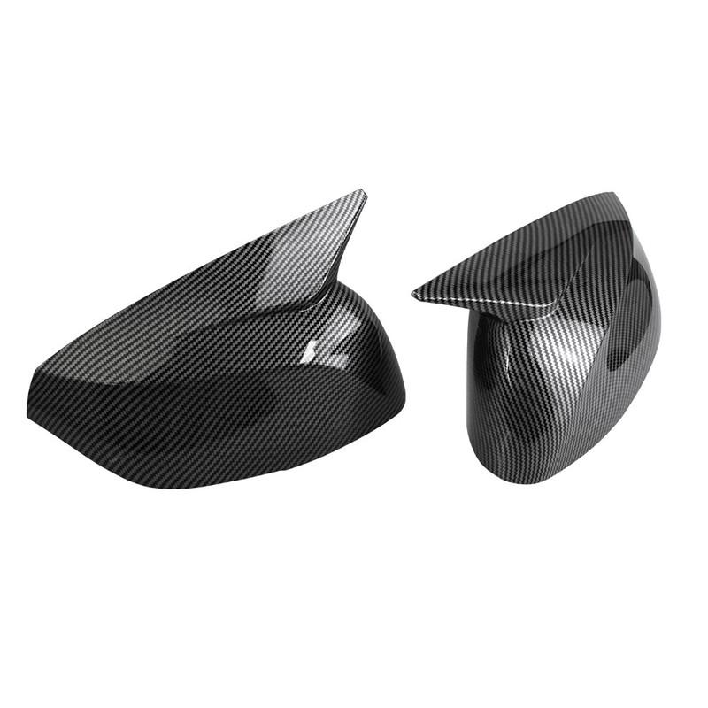 For Infiniti QX50 QX55 -2024 2x Car Sticker Rearview Side Mirror Cover Wing Cap Exterior Case Trim Accessories Vehicle Decor