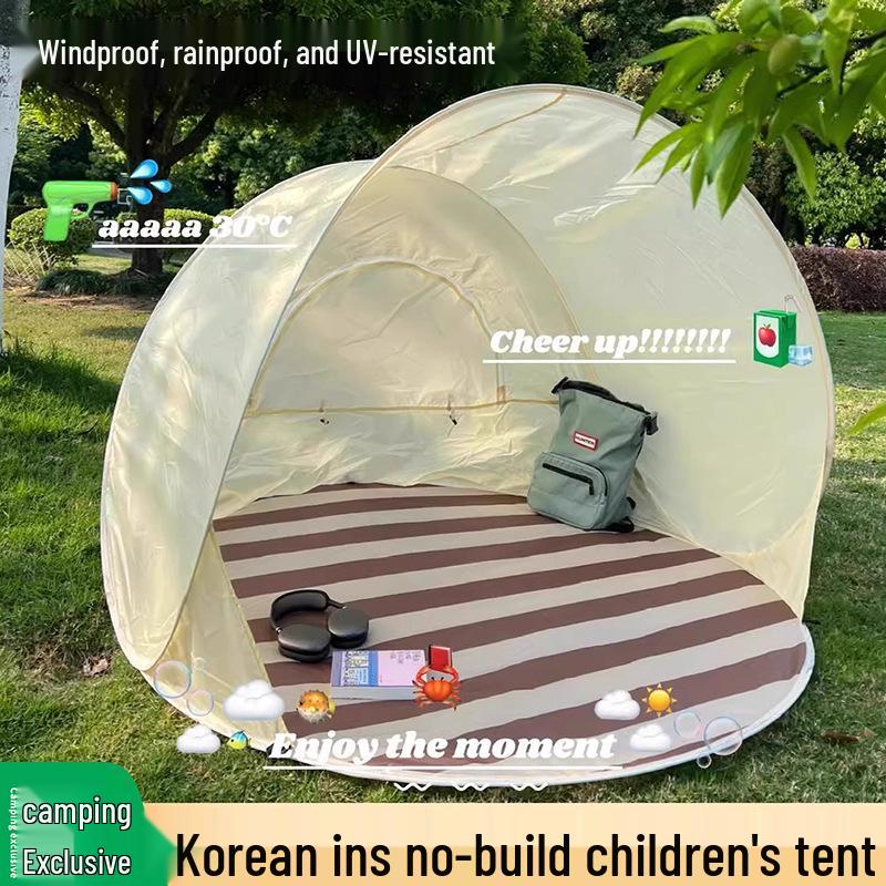 Korean Portable Instant Open & Close Sunshade Beach Tent