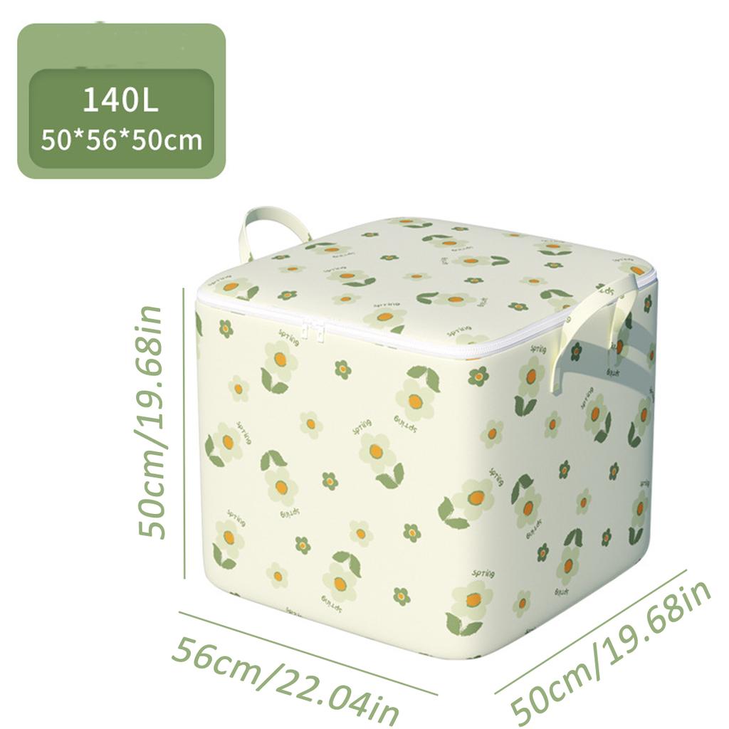 Dustproof Large Capacity Storage Bag Quilt & Clothes Organizer With Zipper And Handles For Closet Foldable Clothes Storage Bag Quilt Organize Cases