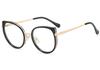 New Design Stylish Women Cat-Eye Shaped Presbyopia Eyeglasses Anti Blue Light PC Screen Glasses Trend Circular Double +Color Frame 0 to +6
