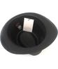 Yunibeosyeolkemiseuteuli Bu Gentle Line Black Fedora Summer Hat