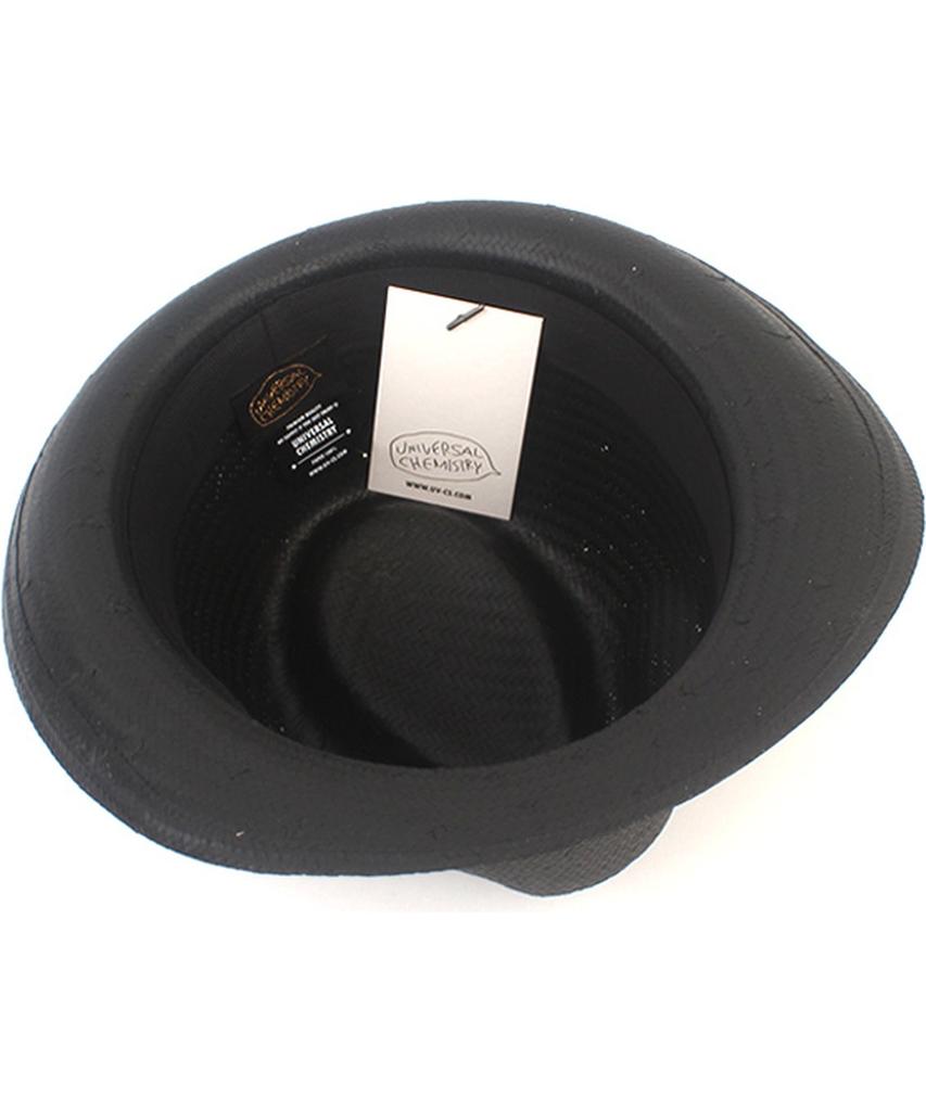 Yunibeosyeolkemiseuteuli Bu Gentle Line Black Fedora Summer Hat