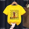 2025 Hot Sale Ice Cream Six Seven 67 Meme Printed T Shirt Girls/Boys Funny Kawaii Kids Clothes Summer Short Sleeve Shirt