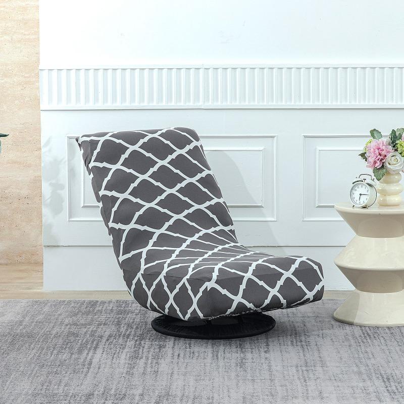 

Kids Printed Folding Elastic Reading Chair Cover Full-wrap Non-Slip Lazy Leisure Sofa Slipcover Rotating Reading Chair Cover