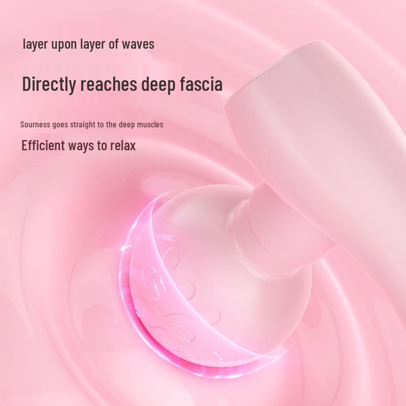 Double Head Electric Muscle Massager for Women - Portable Mini Fascial Gun for Relaxation