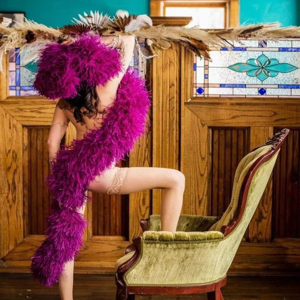 DIY 2M Natural Ostrich Feathers Boa Decoration for Party Wedding Dress Shawl Clothes Sewing Accessories Crafts Plume 1 3 6 10 20 PLY