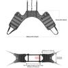 Motorcycle Saddle Bag Mounting Base Motorbike Tail Bag/Rack Bag/Rear Seat Bag/Fuel Tank Side Bag Universal Saddle Bag Mount Base