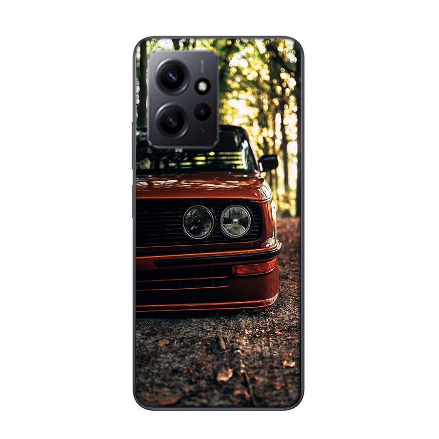 Car for B- Bmwes-S E30 Phone Case For Redmi Note 14 15 Pro 5G 13 12 Pro Plus 11 11T 11E 11S 10 Pro 10S 9 9S Cover Cell Clear TPU