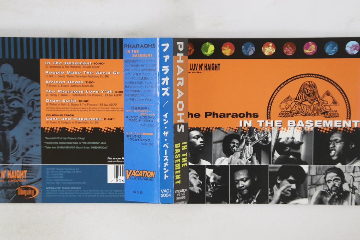 

CD PHARAOHS - In The Basement VACI2004 VACATION CONTEM 1997 Japan Obi Soul/Funk Used