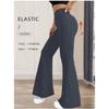 Women Micro Flared Shark Pants Leggings Slim Yoga Pants Women High Waist Wide Leg Pants Gym Sports Flared Pants Dance Trousers