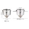 Stainless Steel Small Angel Coffee Drip Filter Foldable Portable Hand-held Hanging Ear Filter Cup Extraction Filter Mesh Dripper