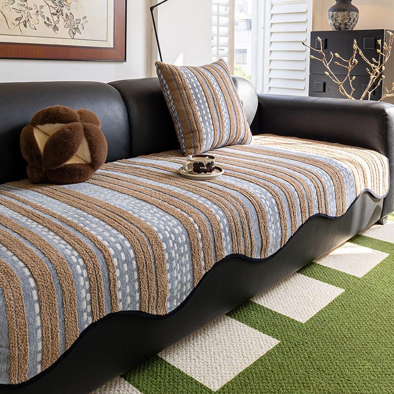 Sofakissen Herbst und Winter Neu Gerade Reihe Einteilig Rutschfest Speziell geformtes Sitzkissen Vier Jahreszeiten Universeller Bezug Grenzüberschreitend