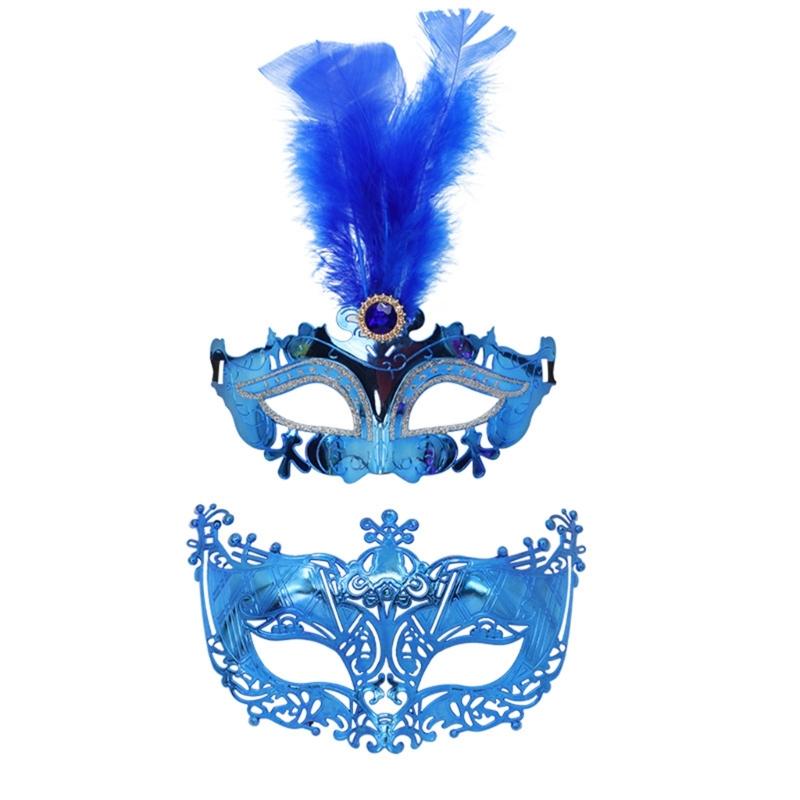 Couple Masquerade Mask Venetians Party Mask Halloween Costume Mask Mardi Gras Mask for Couples Women Men Half Face Mask
