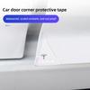 TKVLN1 4Pcs Car Door Silicone Buffer Sticker Anti Collision Scratch For Tesla Model-3 Model-S Model-X Model-Y Cybertruck Roadster