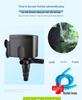 Songbao Silent Multifunctional Aquarium Pump: Submersible Three-in-One Filter with Circulation & Oxygenation.
