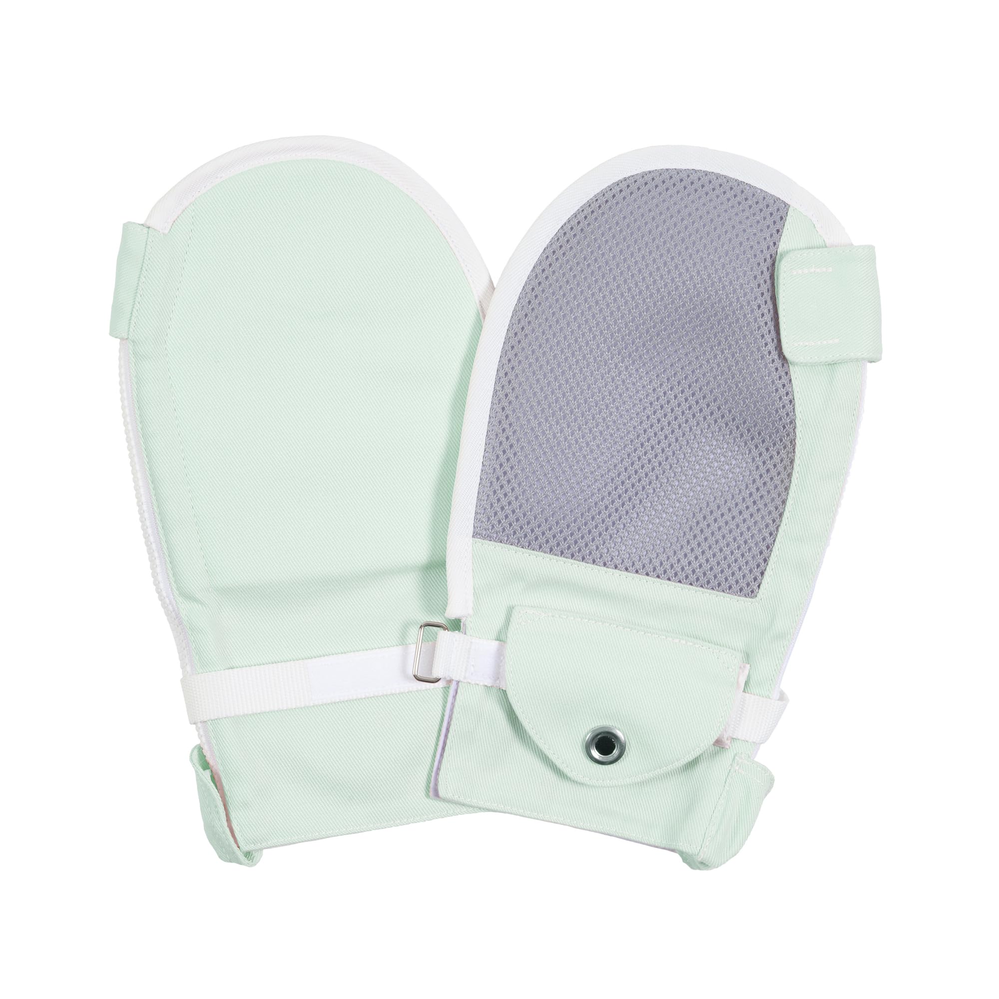 Taketora Fudo Gloves, Side-In, Green, Size M, 2 Gloves