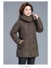 2025 Mid-Length Cotton Padded Jacket: Warm Winter Coat for Middle-Aged & Elderly Women