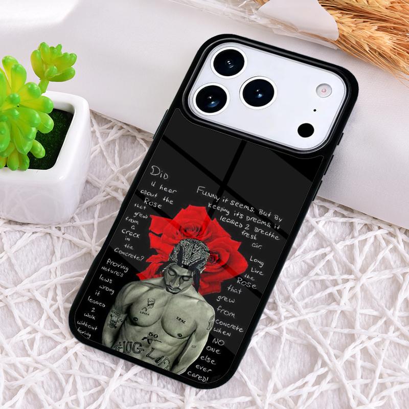 Freddo 2Pac Tupac Shakur Phone Case for iPhone 17 Air 16 15 11 12 14 13 Pro Max Shockproof Cover