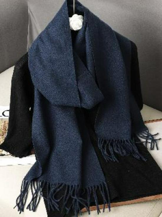 New Faux Cashmere Solid Color Scarf: High-End Korean Style Women s Shawl for Autumn/Winter 180*33