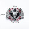 Double Eagle Tribal Bull Skull Belt Buckle - Retro & Stylish 4.0