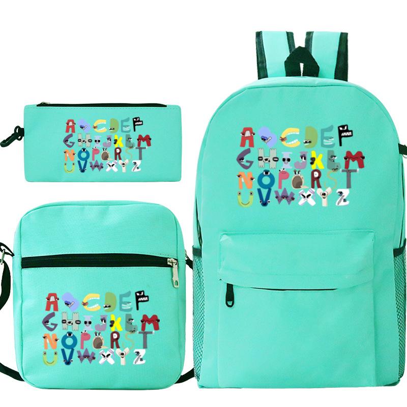 Game Alphabet Lore Alphabet Legend School Bag Backpack Shoulder Bag Pencil Case