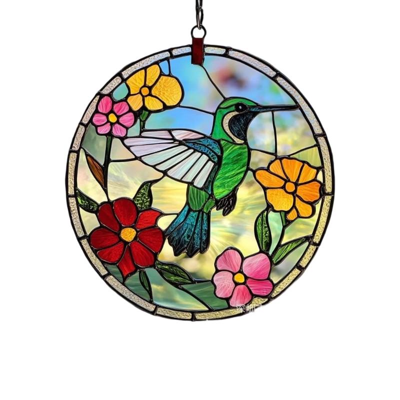 

Shatter Resistant Hummingbird Decoration Colorful Acrylic Bird Sculpture Gift For Christmas Thanksgiving Mother’s Day