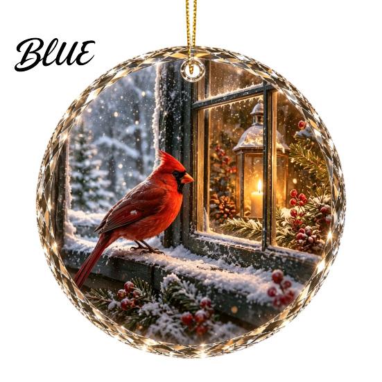 Christmas Gift for Decorative Special Ornament Holiday Scene Acrylic Friends Landscape Tree Decor Hanging Keepsake