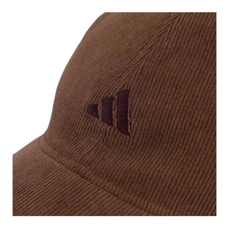 Adidas Solid Color Design Recycled Polyester Baseball Cap Unisex caps Brown JY3068